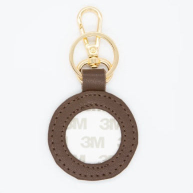 Self Finish Leather Key Fob